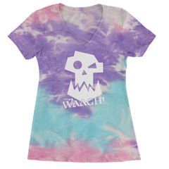 Ork Miniature Tabletop Wargaming Waagh Ladies V-Neck T-shirt Cotton Candy