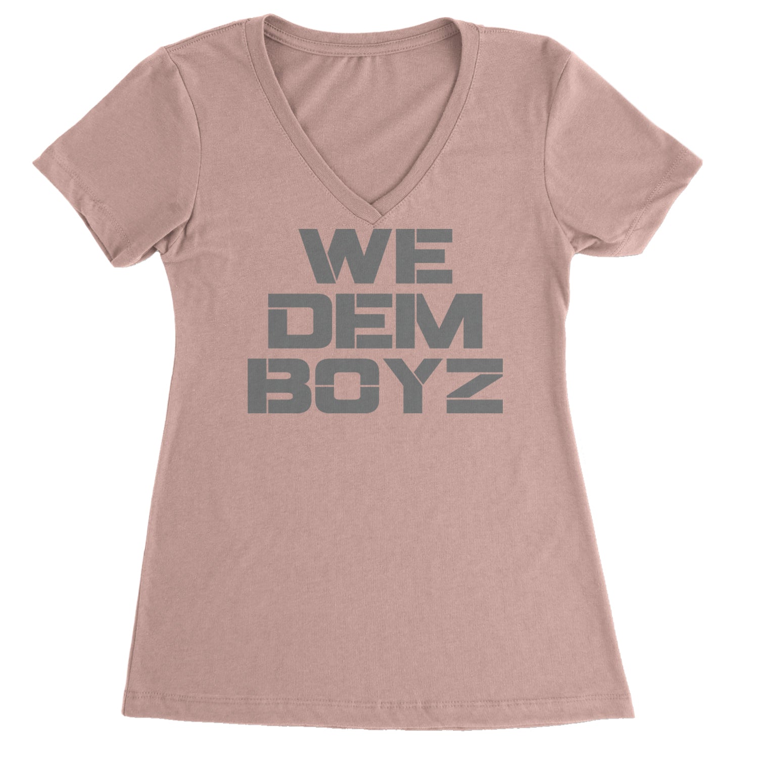 WE Dem Boys Dallas  Ladies V-Neck T-shirt Light Pink