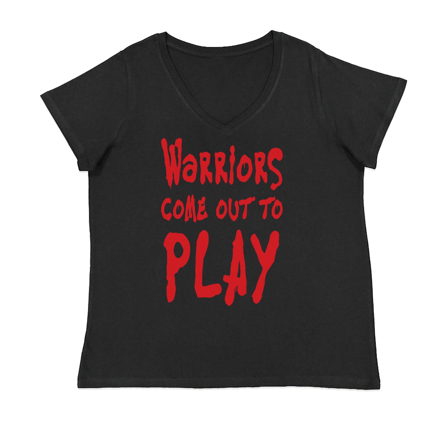 Warriors Come Out To Play  Womens Plus Size V-Neck T-shirt