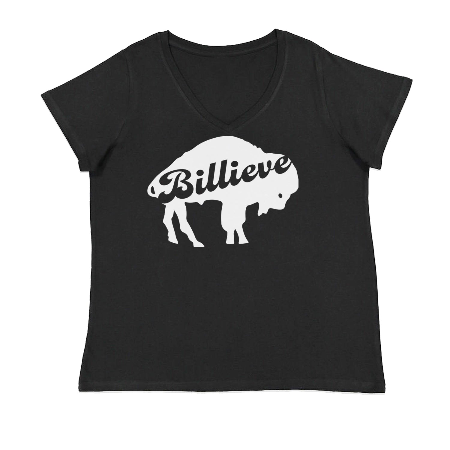 Billieve Bills Mafia Ladies V-Neck T-shirt Black