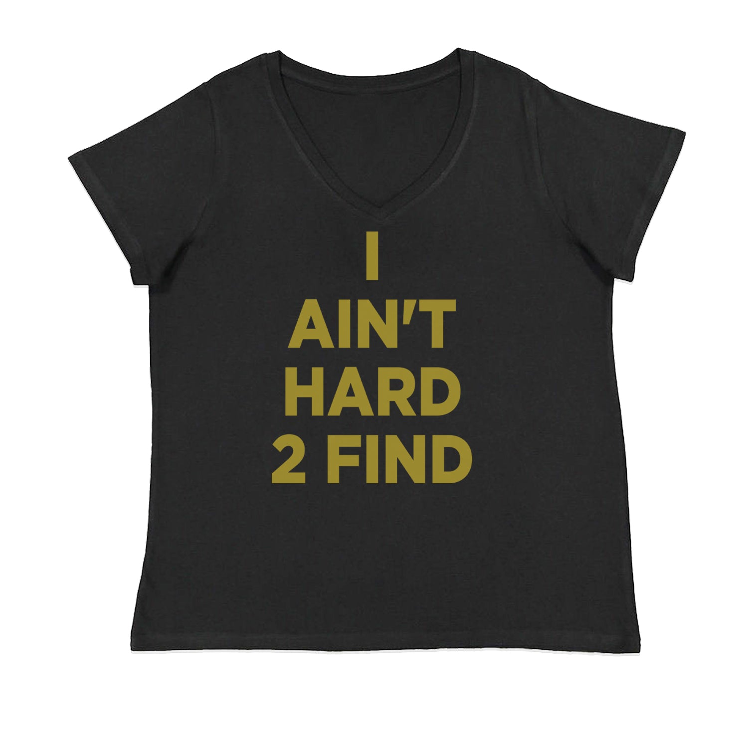 I Ain't Hard To Find Coach Prime Ladies V-Neck T-shirt Black