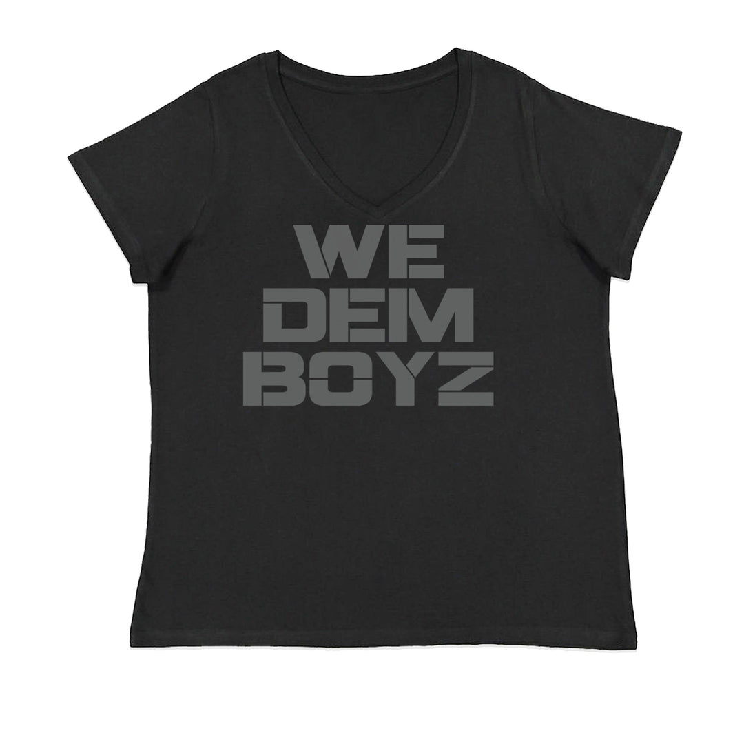WE Dem Boys Dallas  Ladies V-Neck T-shirt Black