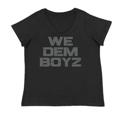 WE Dem Boys Dallas  Ladies V-Neck T-shirt Black