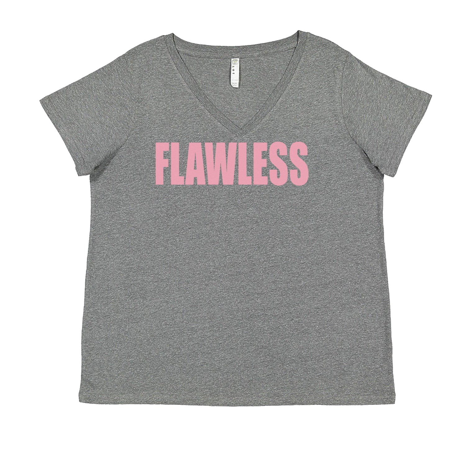 Flawless Renaissance Ladies V-Neck T-shirt Heather Grey