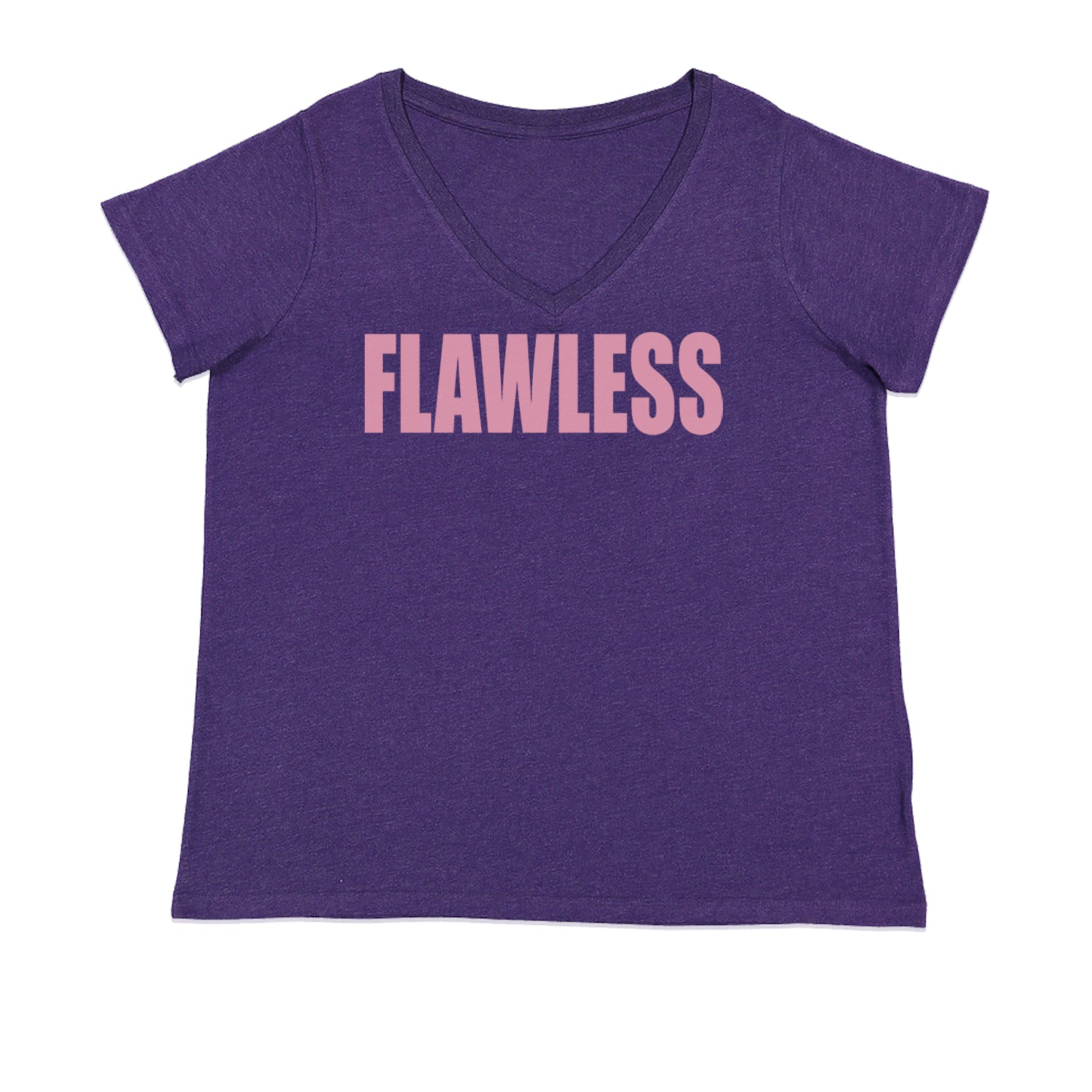 Flawless Renaissance Ladies V-Neck T-shirt Purple