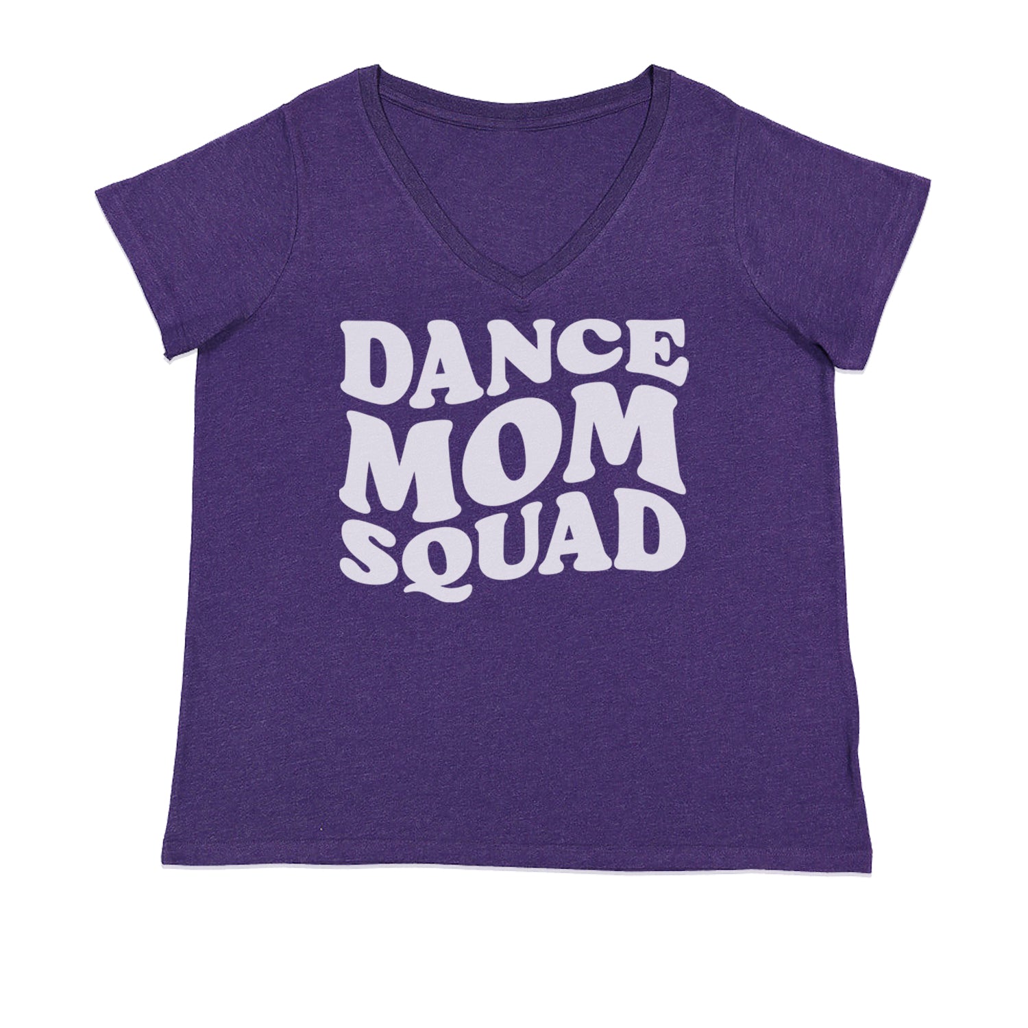 Dance Mom Squad Ladies V-Neck T-shirt Purple