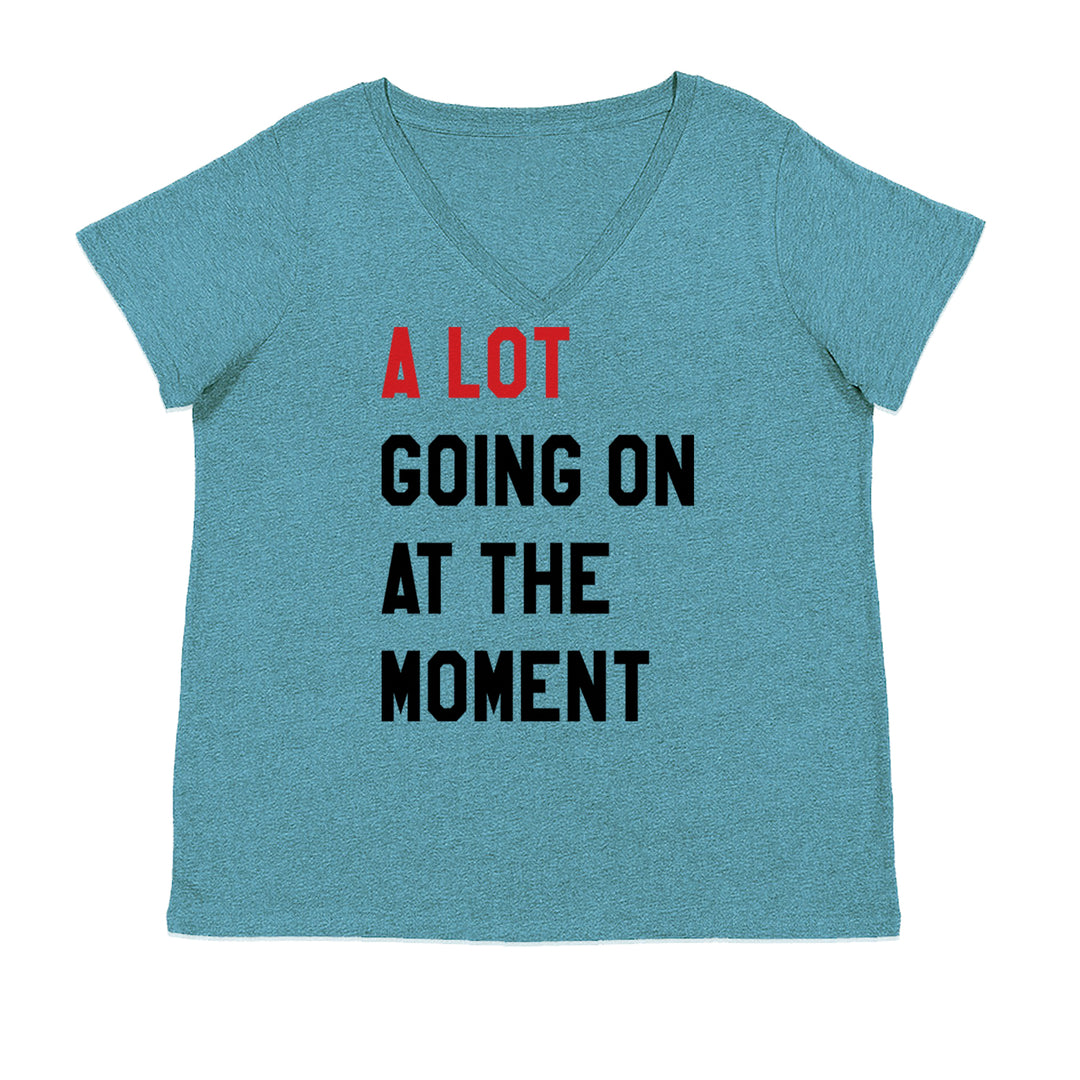 A Lot Going On At The Moment New TTPD Poet Department Ladies V-Neck T-shirt Surf