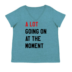 A Lot Going On At The Moment New TTPD Poet Department Ladies V-Neck T-shirt Surf