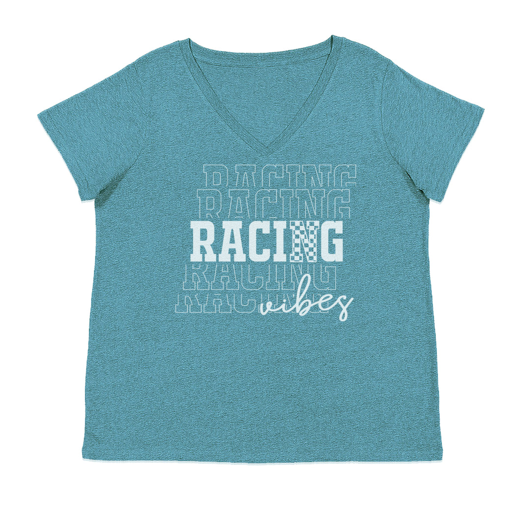 Racing Vibes Ladies V-Neck T-shirt Surf