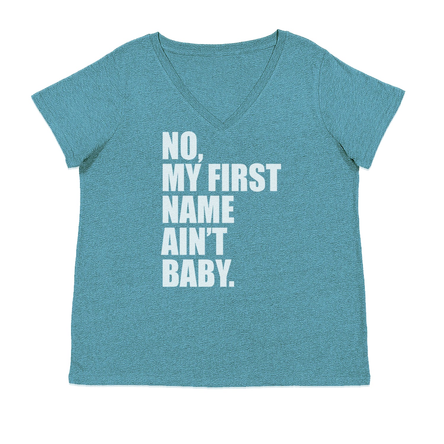 No My First Name Ain't Baby Together Again Ladies V-Neck T-shirt Surf