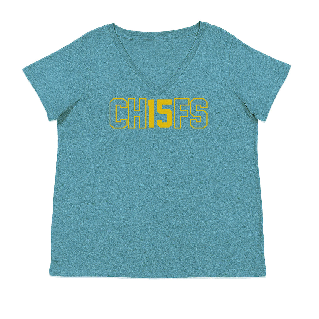 Ch15fs Chief 15 Shirt Ladies V-Neck T-shirt Surf