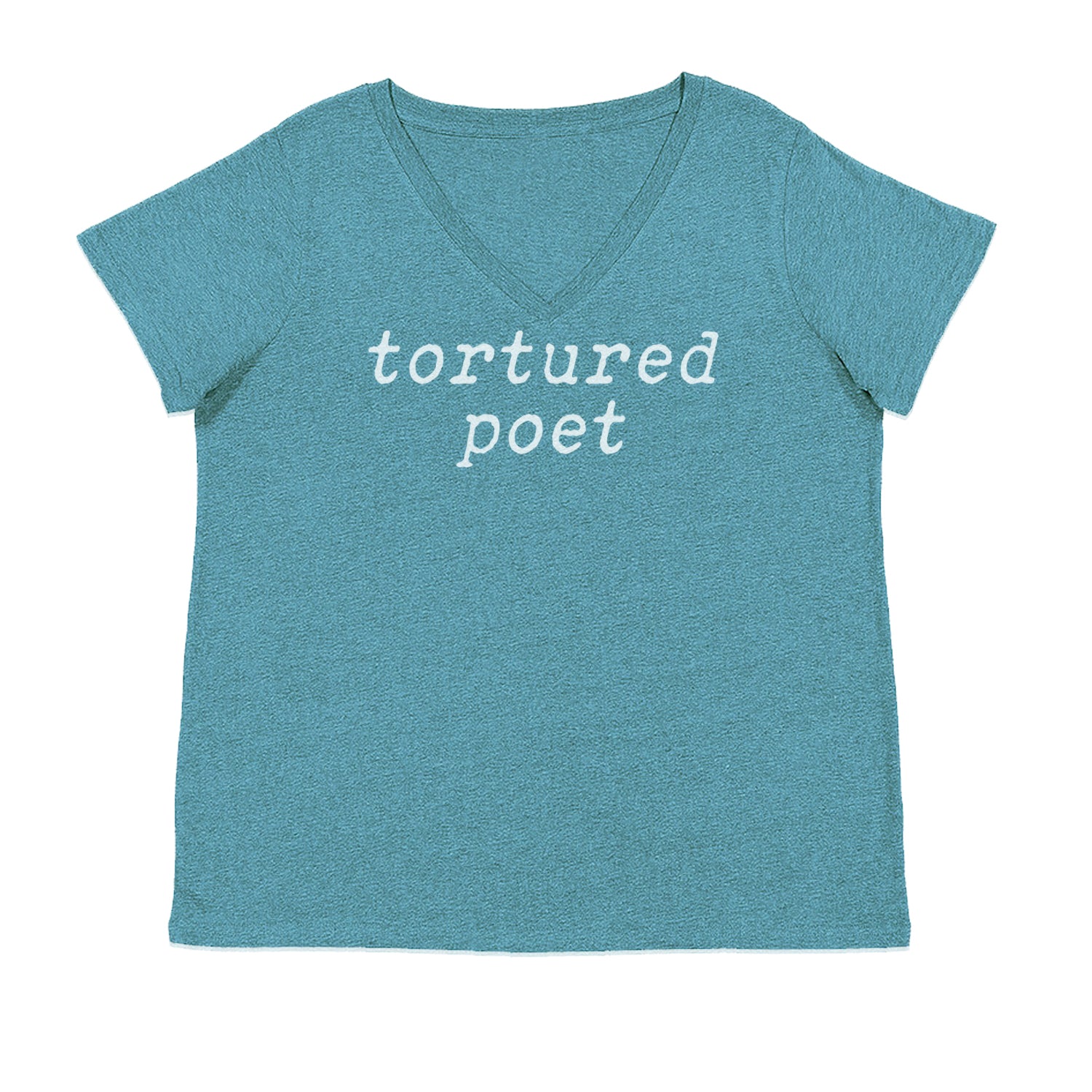 Tortured Poet Chairman Ladies V-Neck T-shirt Surf