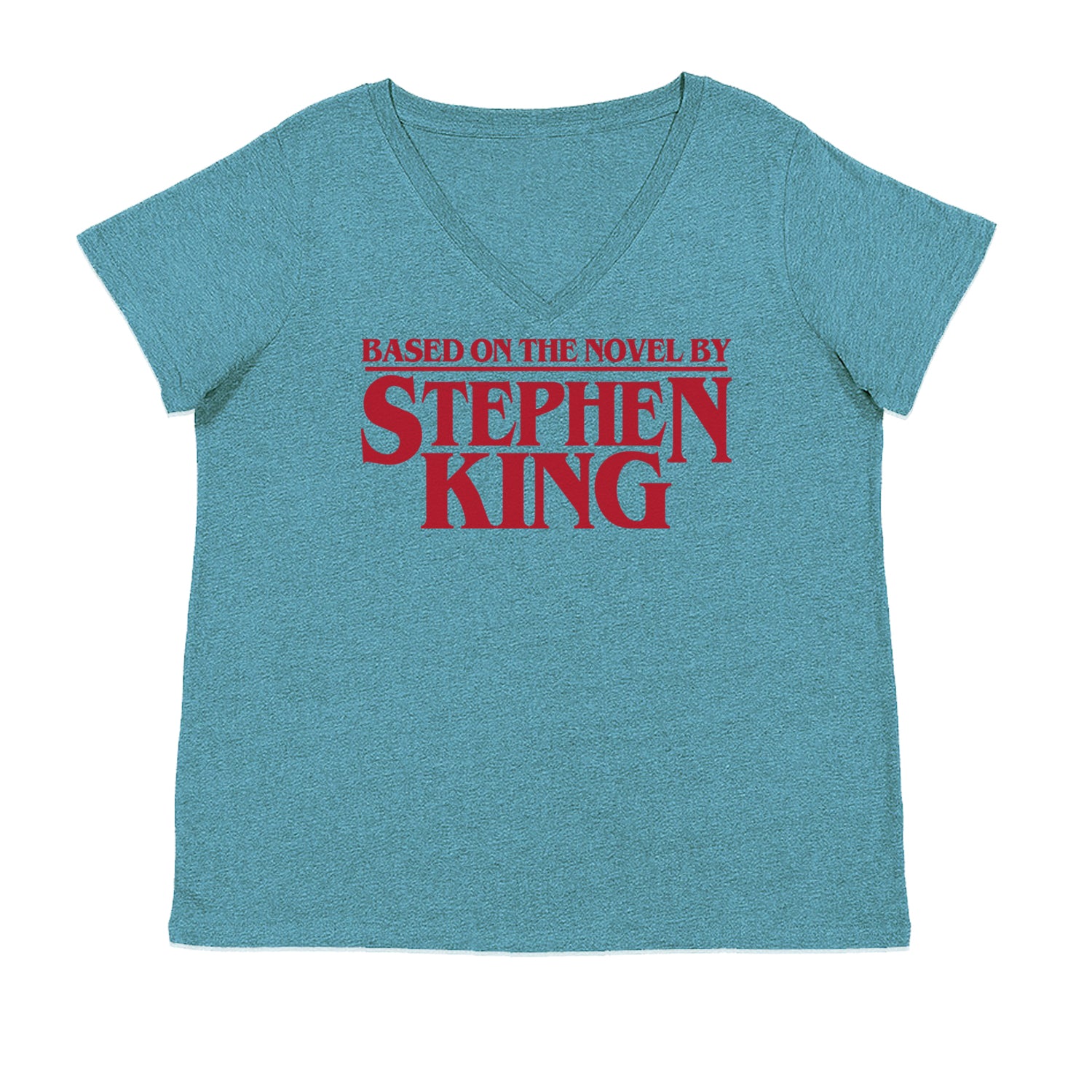 Based On The Novel By Stephen King Ladies V-Neck T-shirt Surf