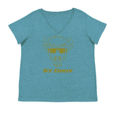 We Coming Coach Prime Colorado Ladies V-Neck T-shirt Surf