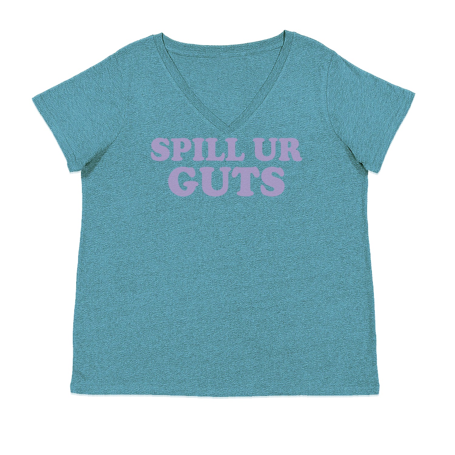 Spill Ur Guts Music Ladies V-Neck T-shirt Surf