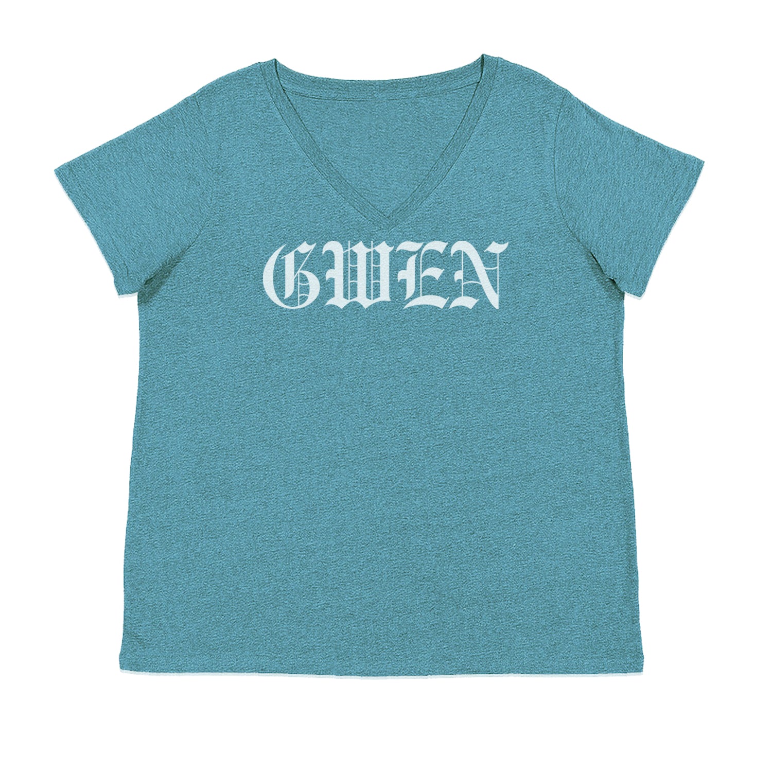 Gwen 90's Y2K Throwback Grunge Ska Womens Plus Size V-Neck T-shirt