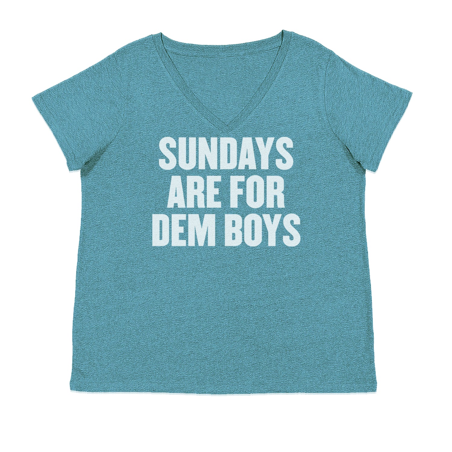 Sundays Are For Dem Boys Ladies V-Neck T-shirt Surf