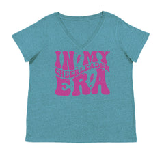 In My Cheerleader Era Ladies V-Neck T-shirt Surf