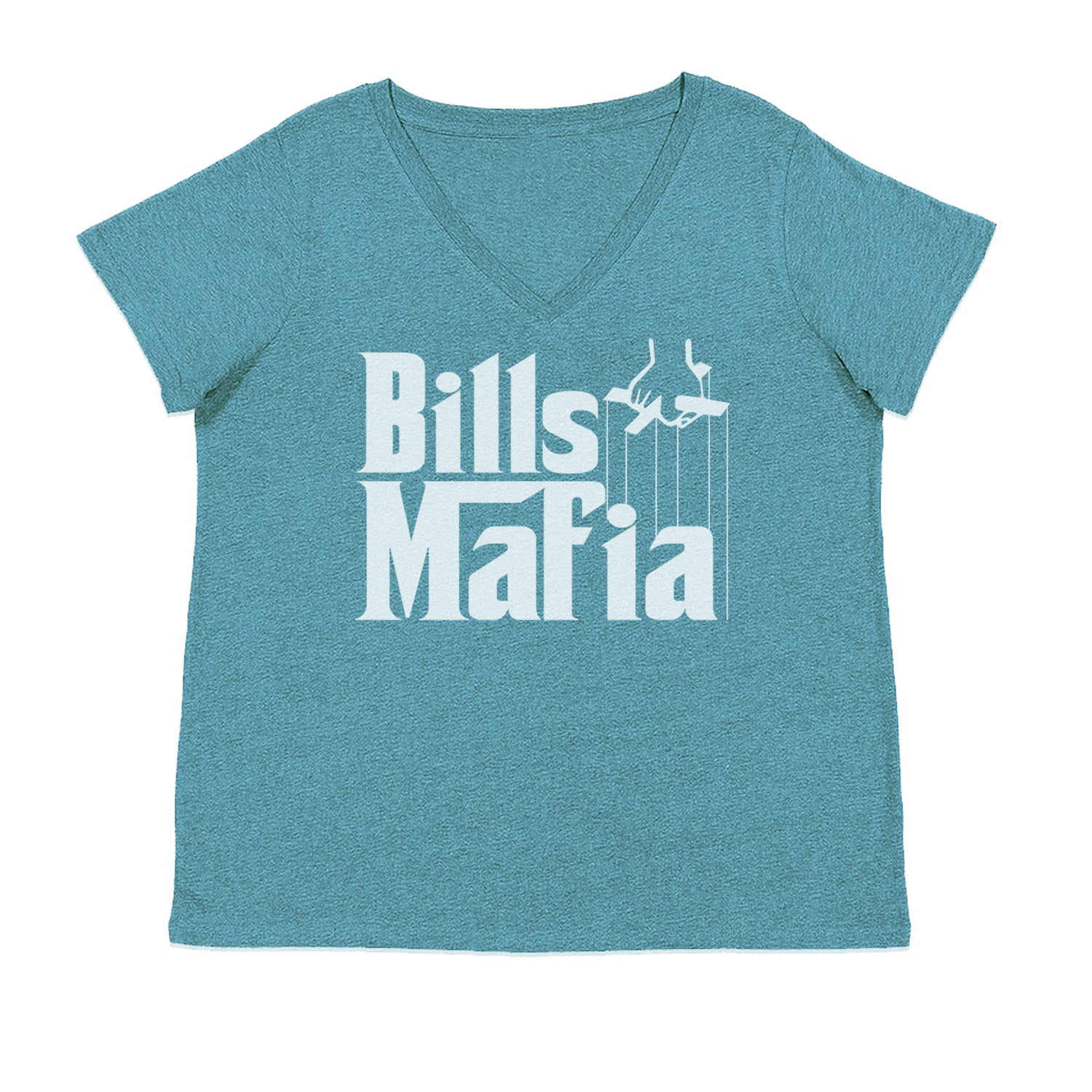 Mafia Bills Mafia Godfather Ladies V-Neck T-shirt Surf