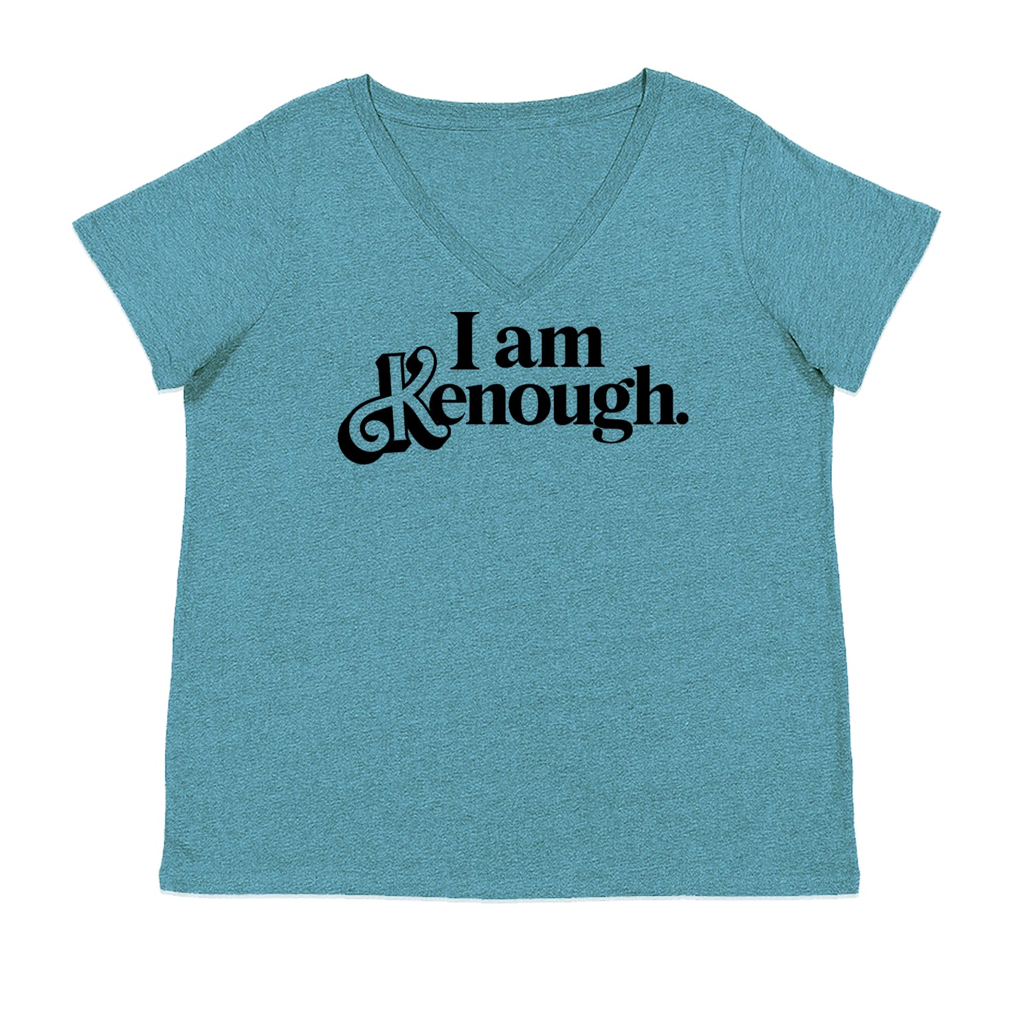 I Am Kenough Barbenheimer Ladies V-Neck T-shirt Surf