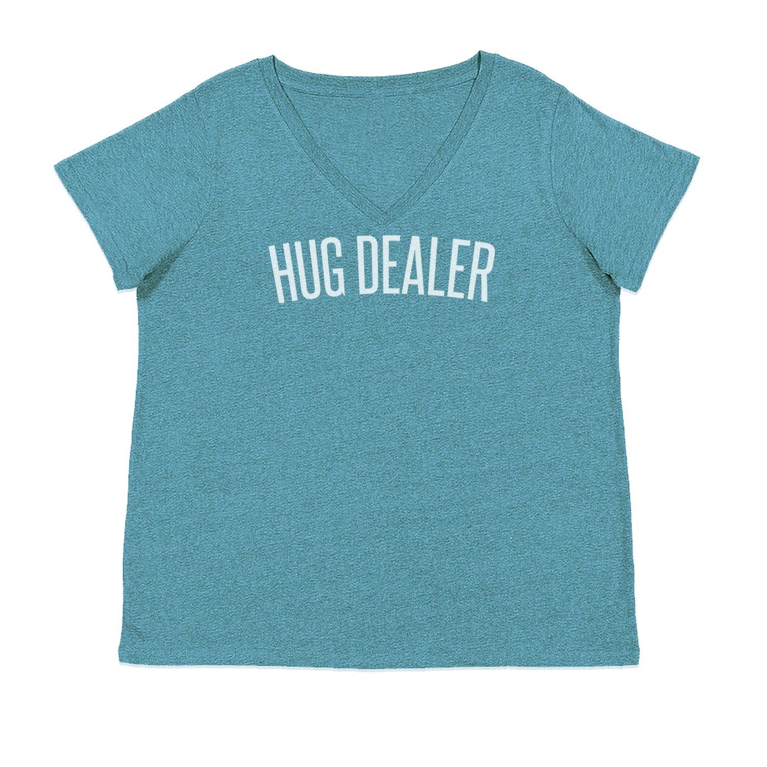 Hug Dealer Funny Hug Lover Ladies V-Neck T-shirt Surf