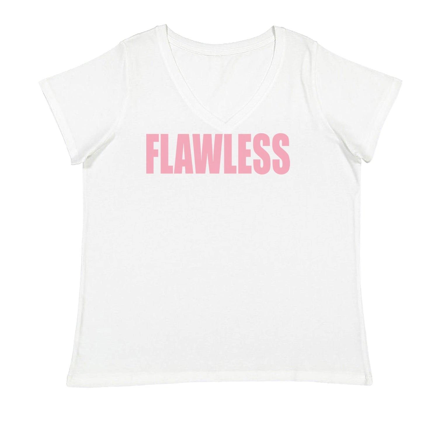 Flawless Renaissance Ladies V-Neck T-shirt White