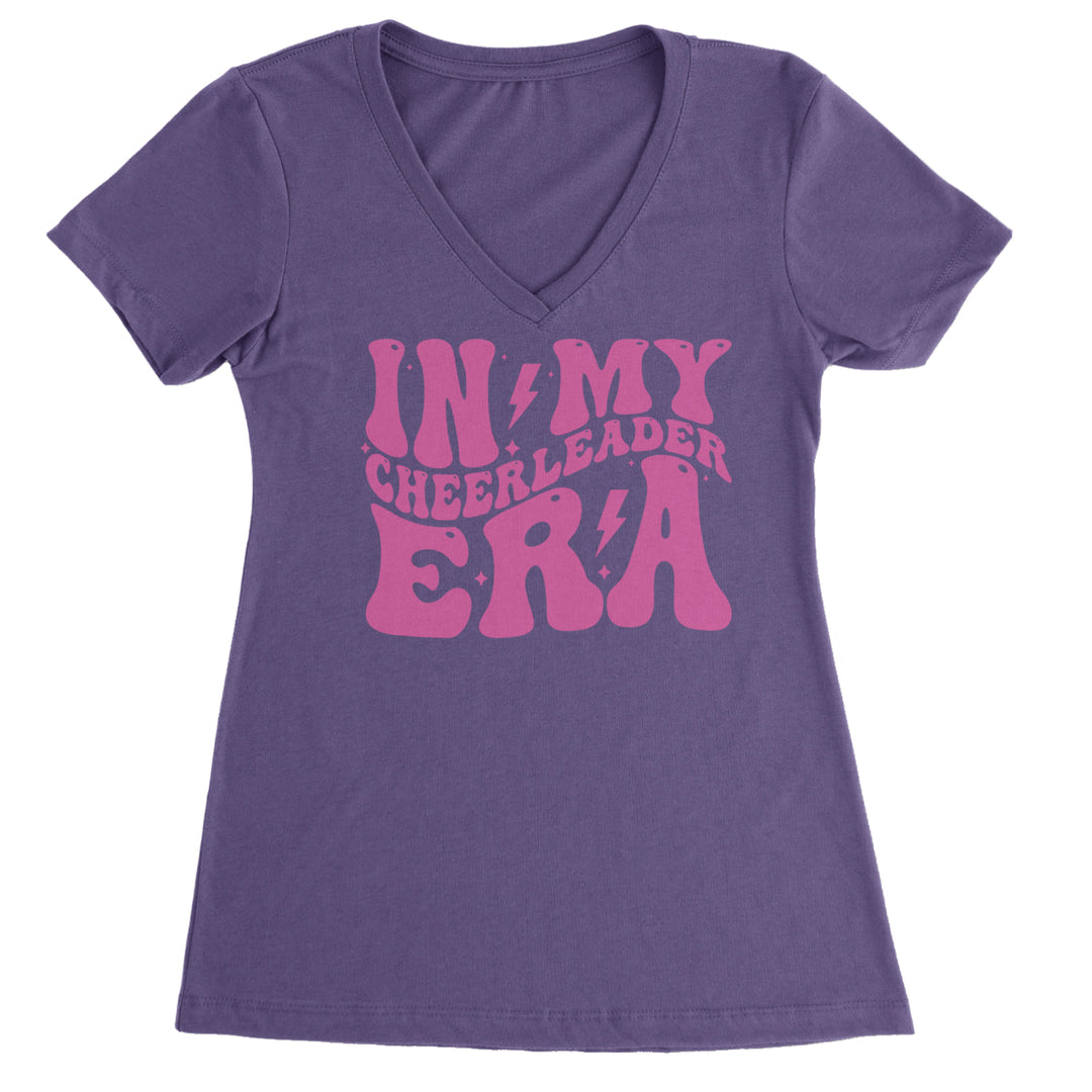 In My Cheerleader Era Ladies V-Neck T-shirt Purple