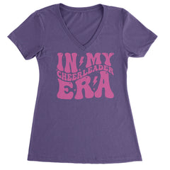 In My Cheerleader Era Ladies V-Neck T-shirt Purple
