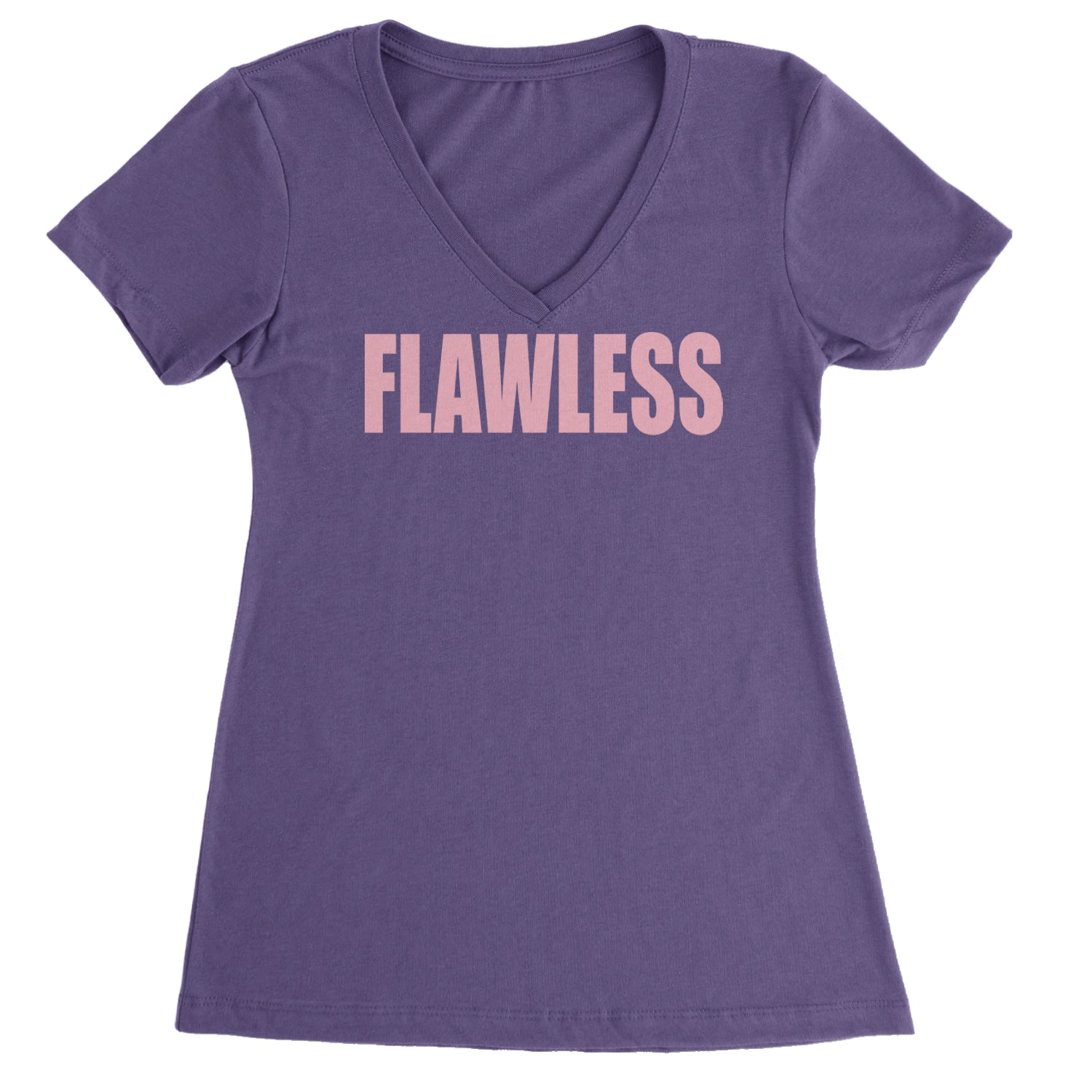 Flawless Renaissance Ladies V-Neck T-shirt Purple