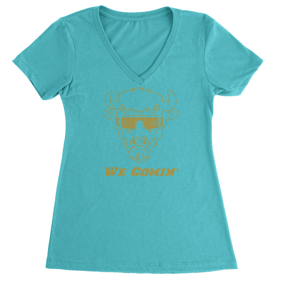 We Coming Coach Prime Colorado Ladies V-Neck T-shirt Surf