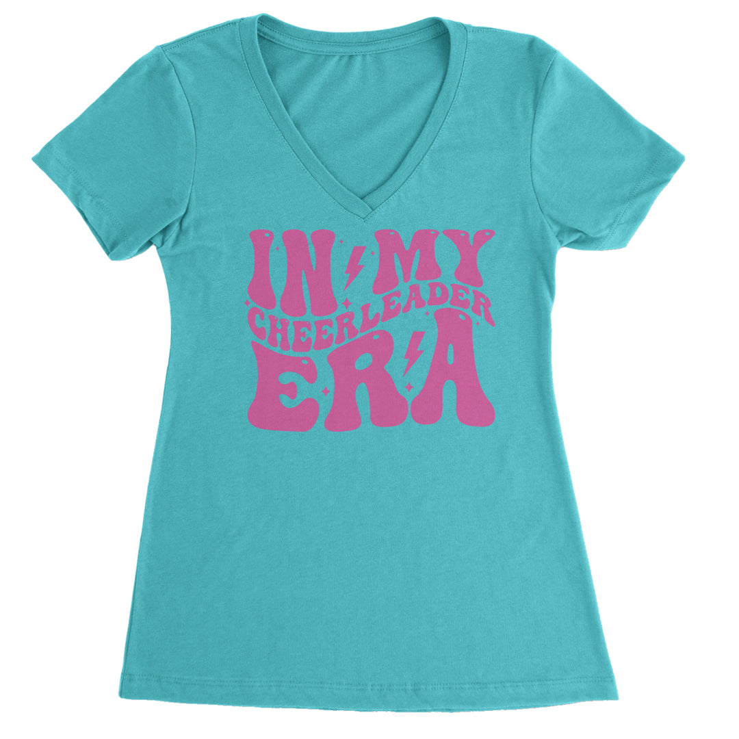 In My Cheerleader Era Ladies V-Neck T-shirt Surf
