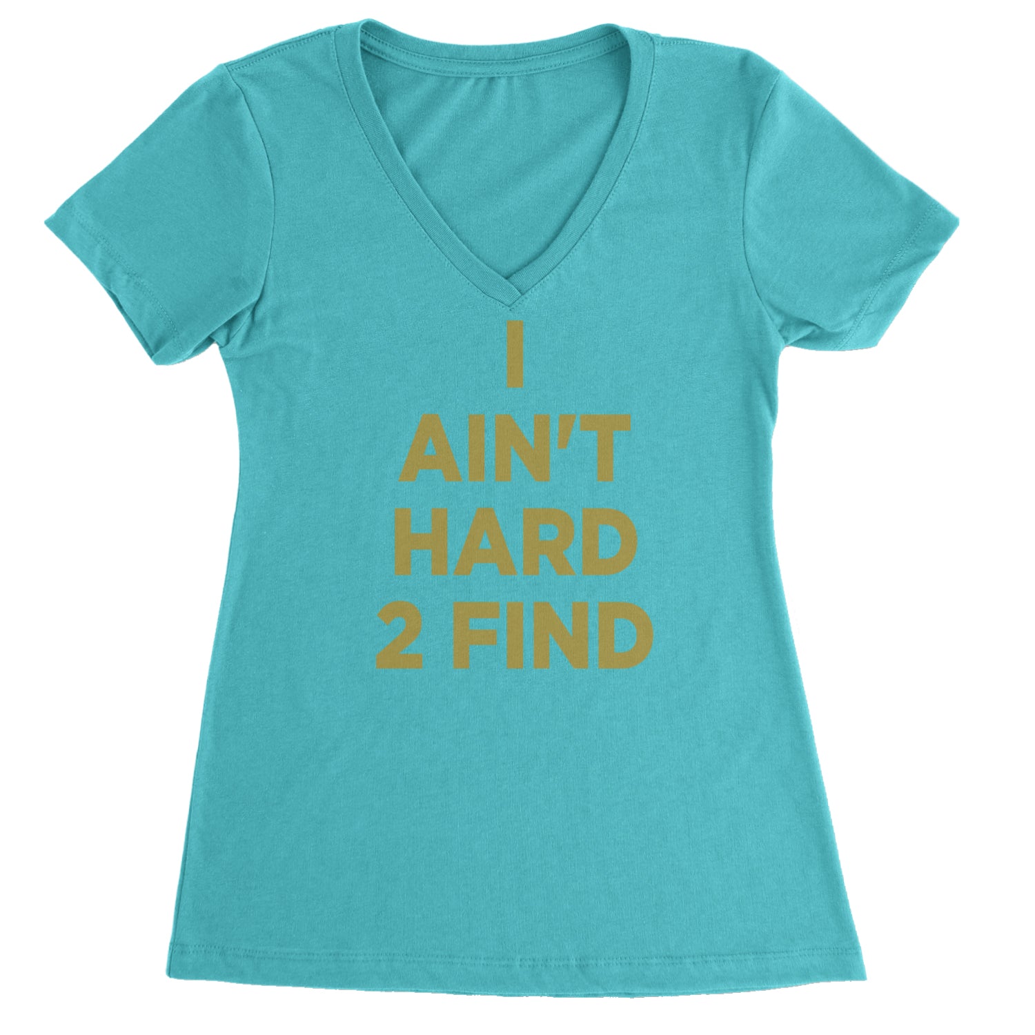 I Ain't Hard To Find Coach Prime Ladies V-Neck T-shirt Surf