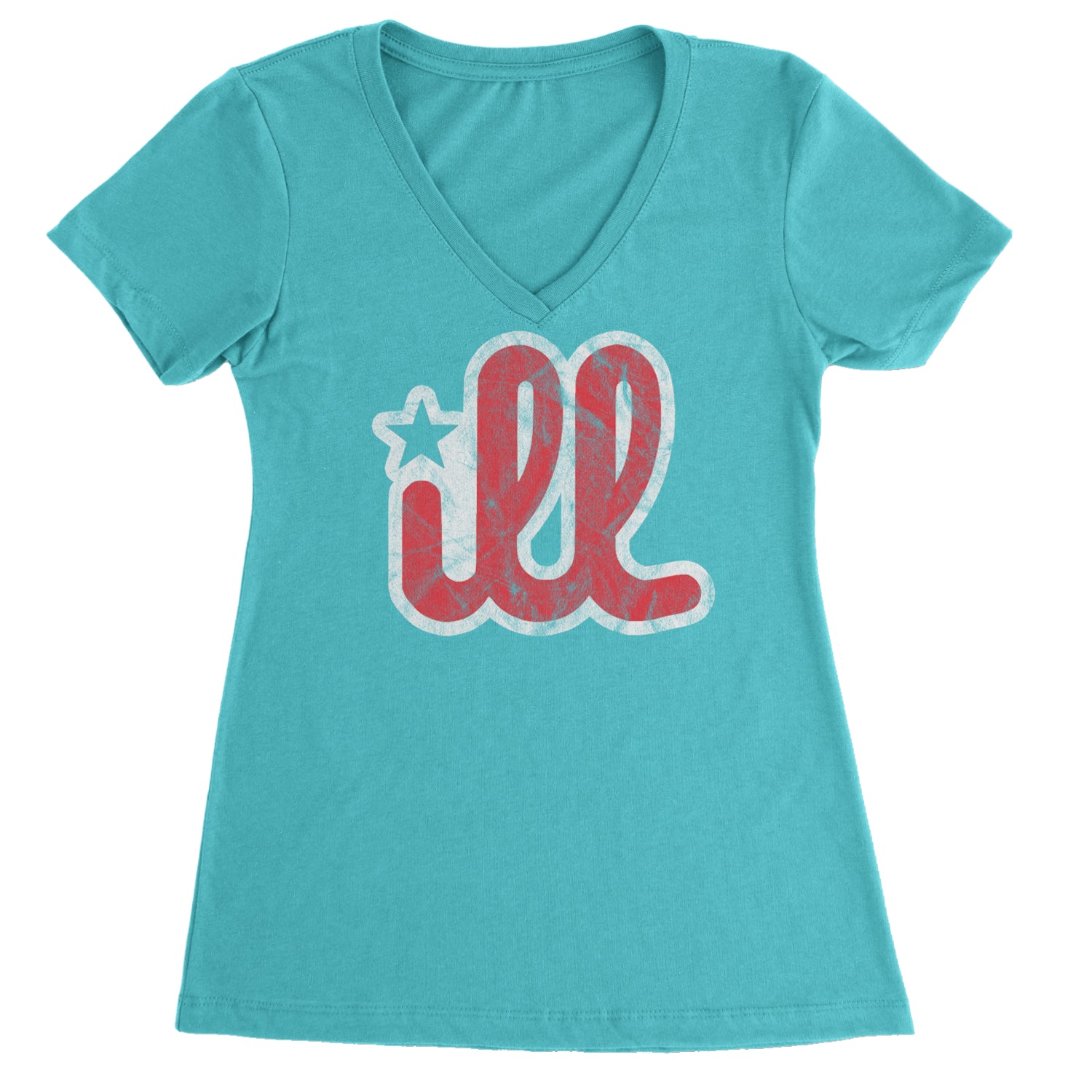 ILL Vintage It's A Philadelphia Philly Thing Ladies V-Neck T-shirt Surf