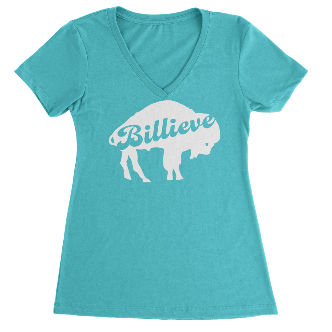 Billieve Bills Mafia Ladies V-Neck T-shirt Surf