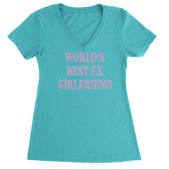 World's Best Ex Girlfriend Y2K Revenge Ladies V-Neck T-shirt Surf