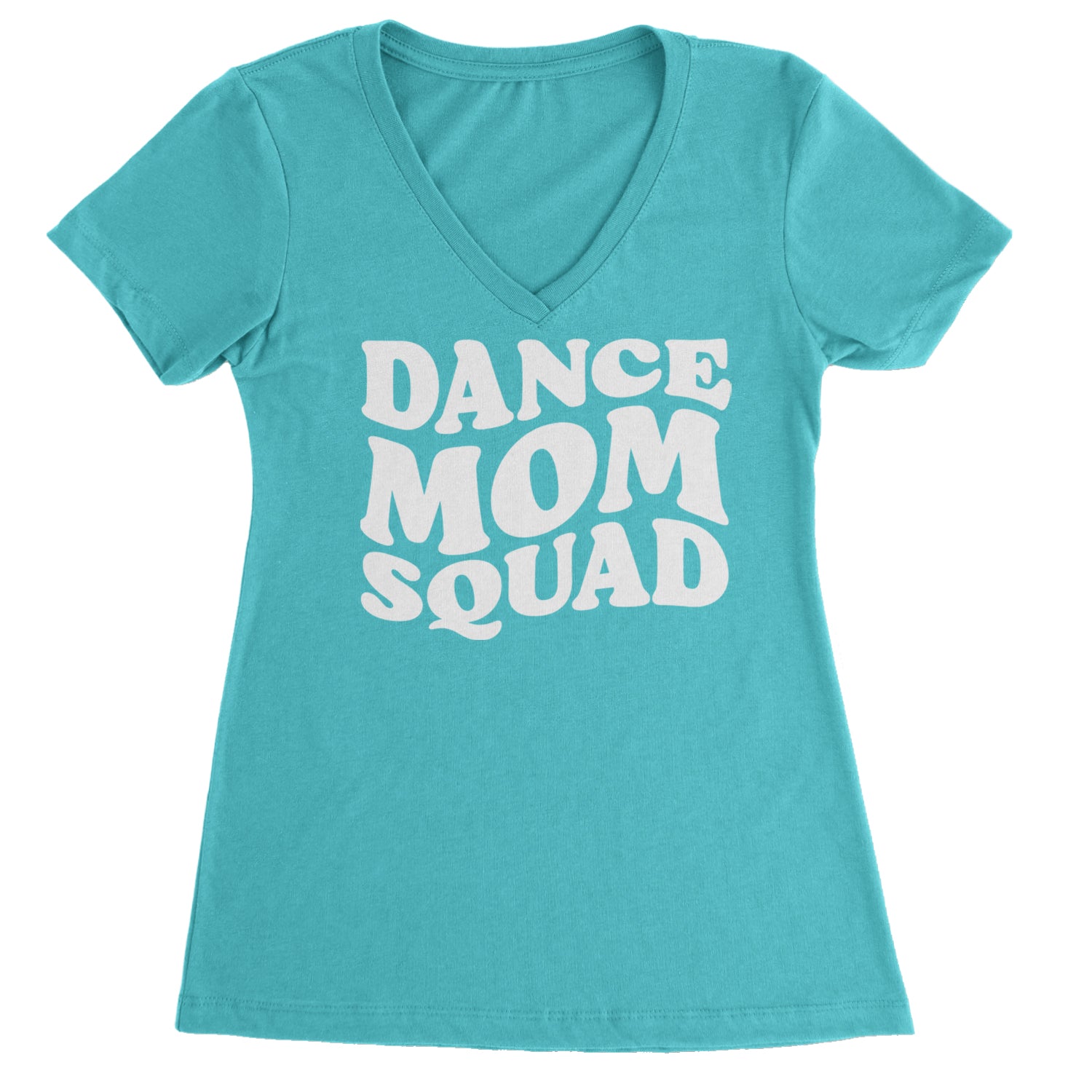 Dance Mom Squad Ladies V-Neck T-shirt Black