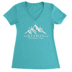 Illyrian Training Camp Night Court Ladies V-Neck T-shirt Surf