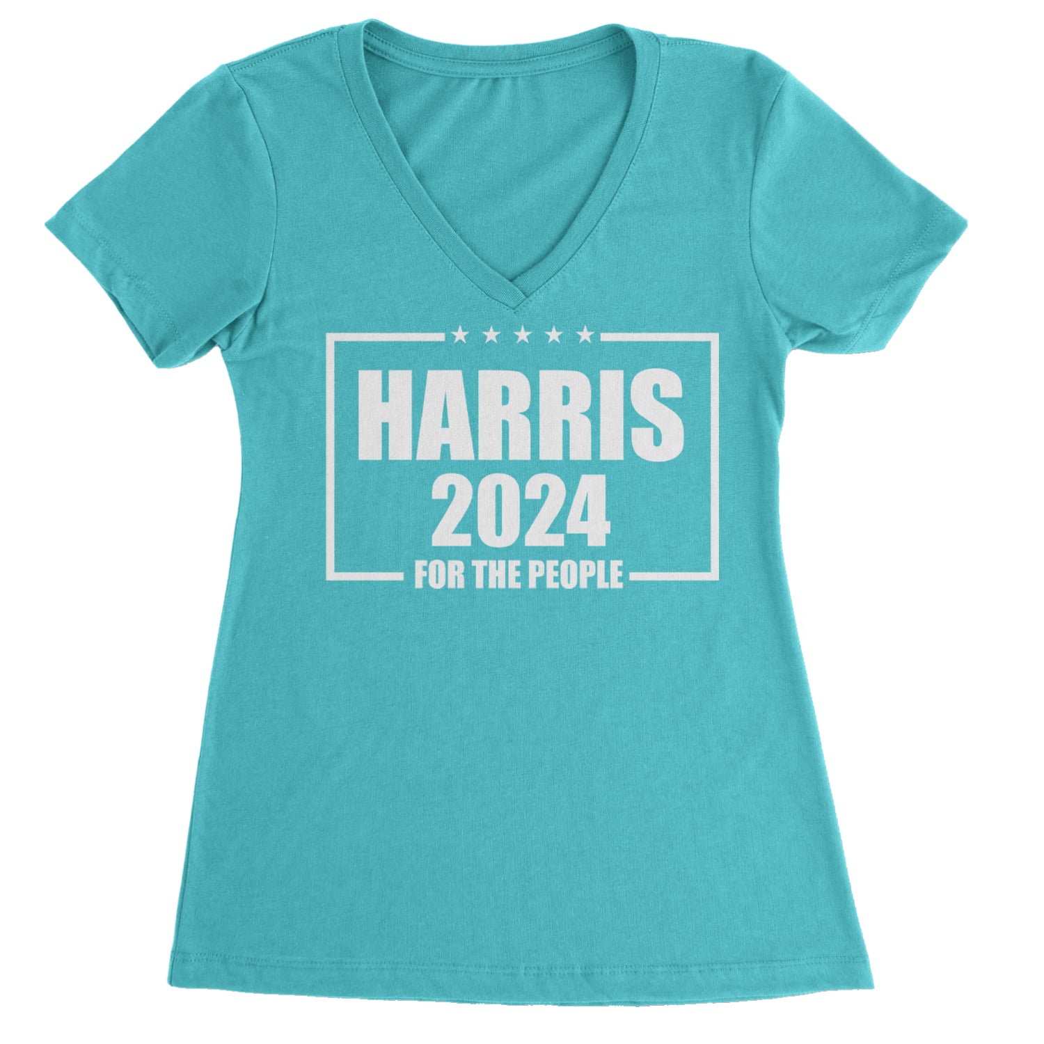 Harris 2024 - Vote For Kamala For President Ladies V-Neck T-shirt Surf