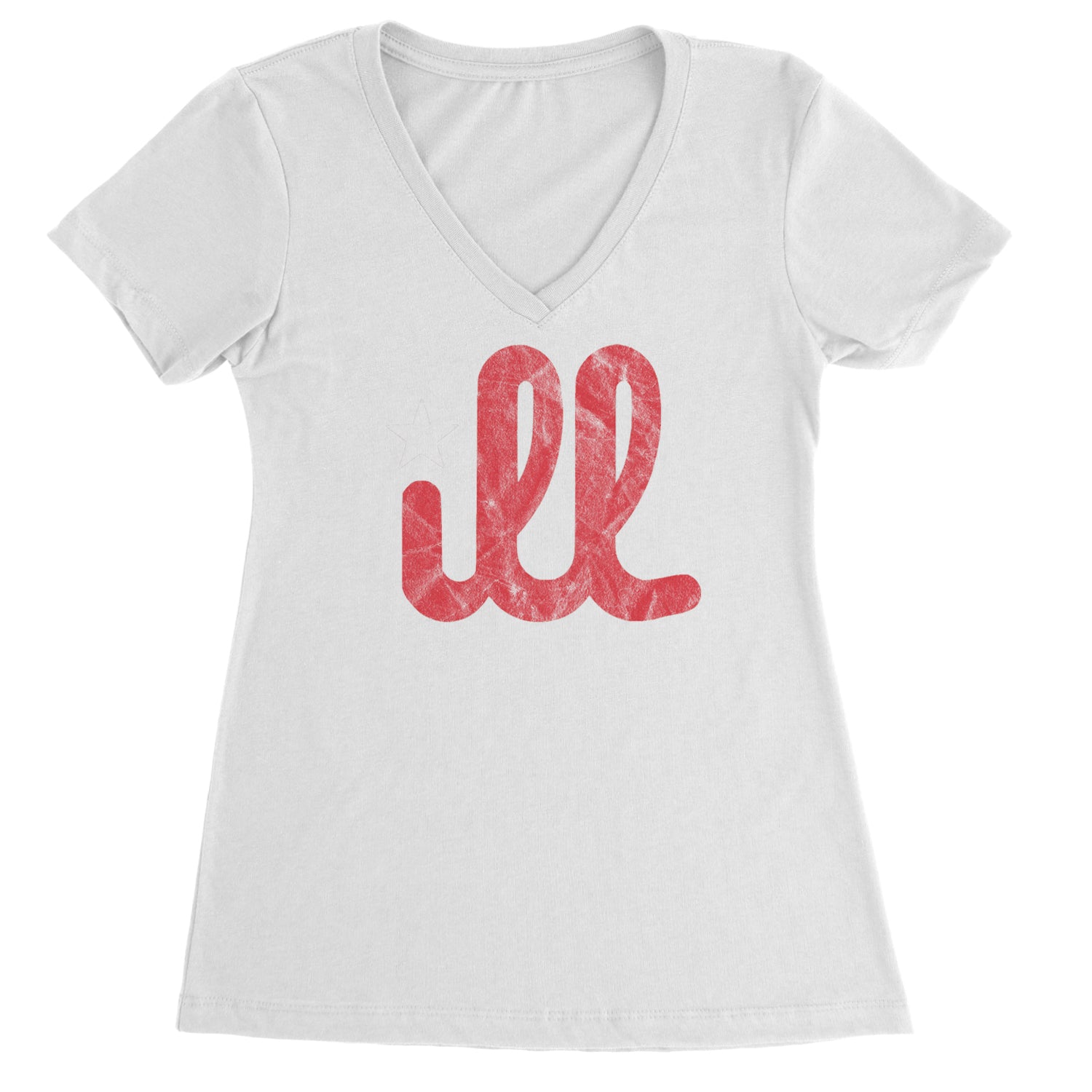 ILL Vintage It's A Philadelphia Philly Thing Ladies V-Neck T-shirt White