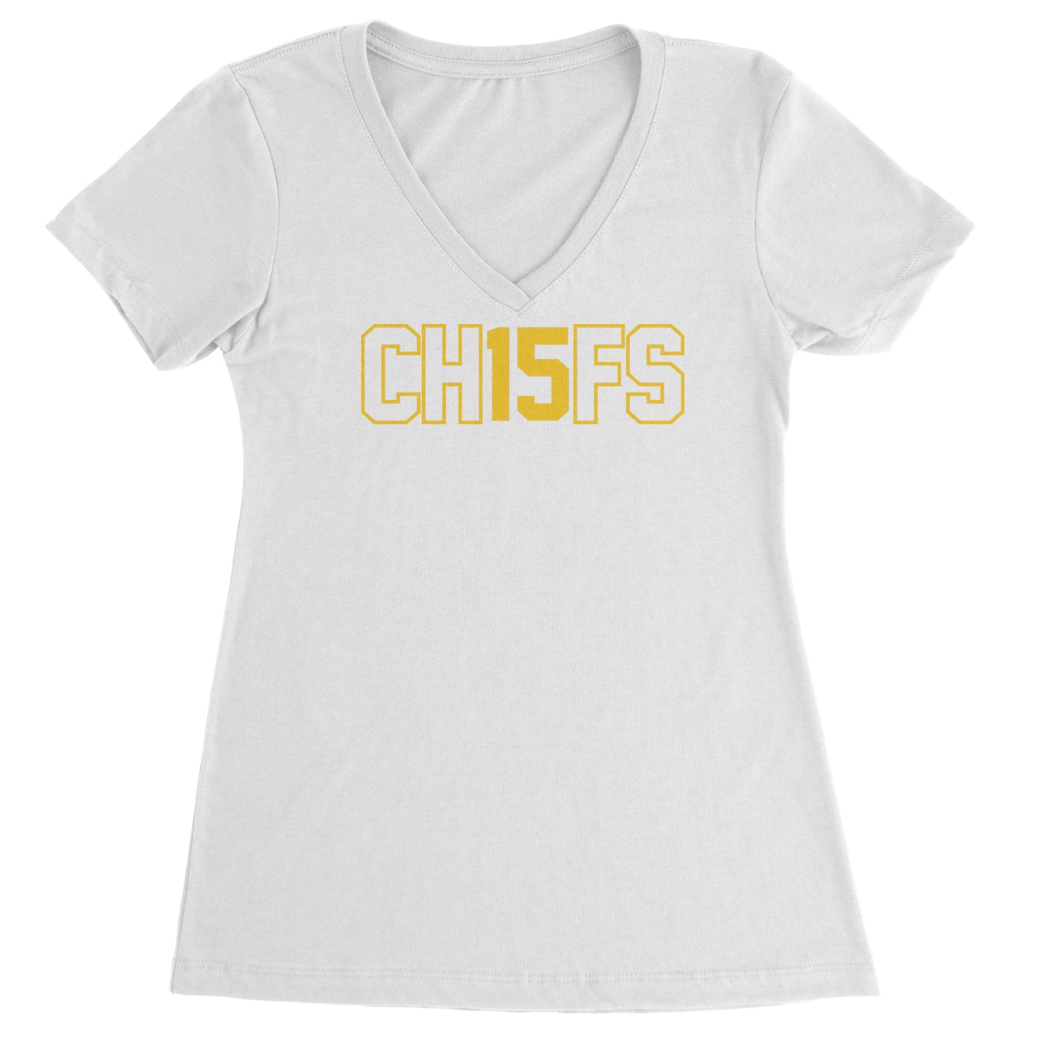 Ch15fs Chief 15 Shirt Ladies V-Neck T-shirt Black
