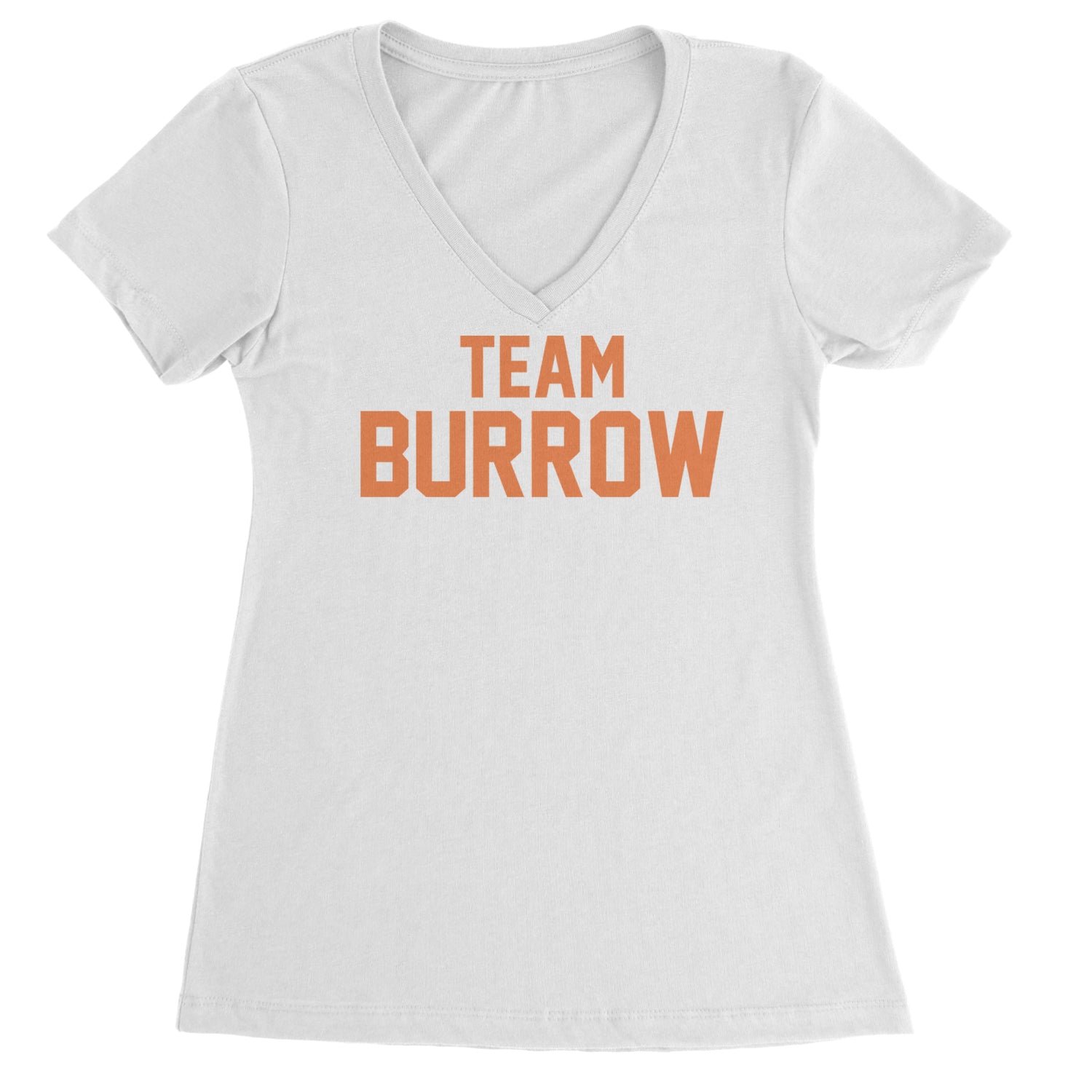 Team Burrow Cincinnati Ladies V-Neck T-shirt Black