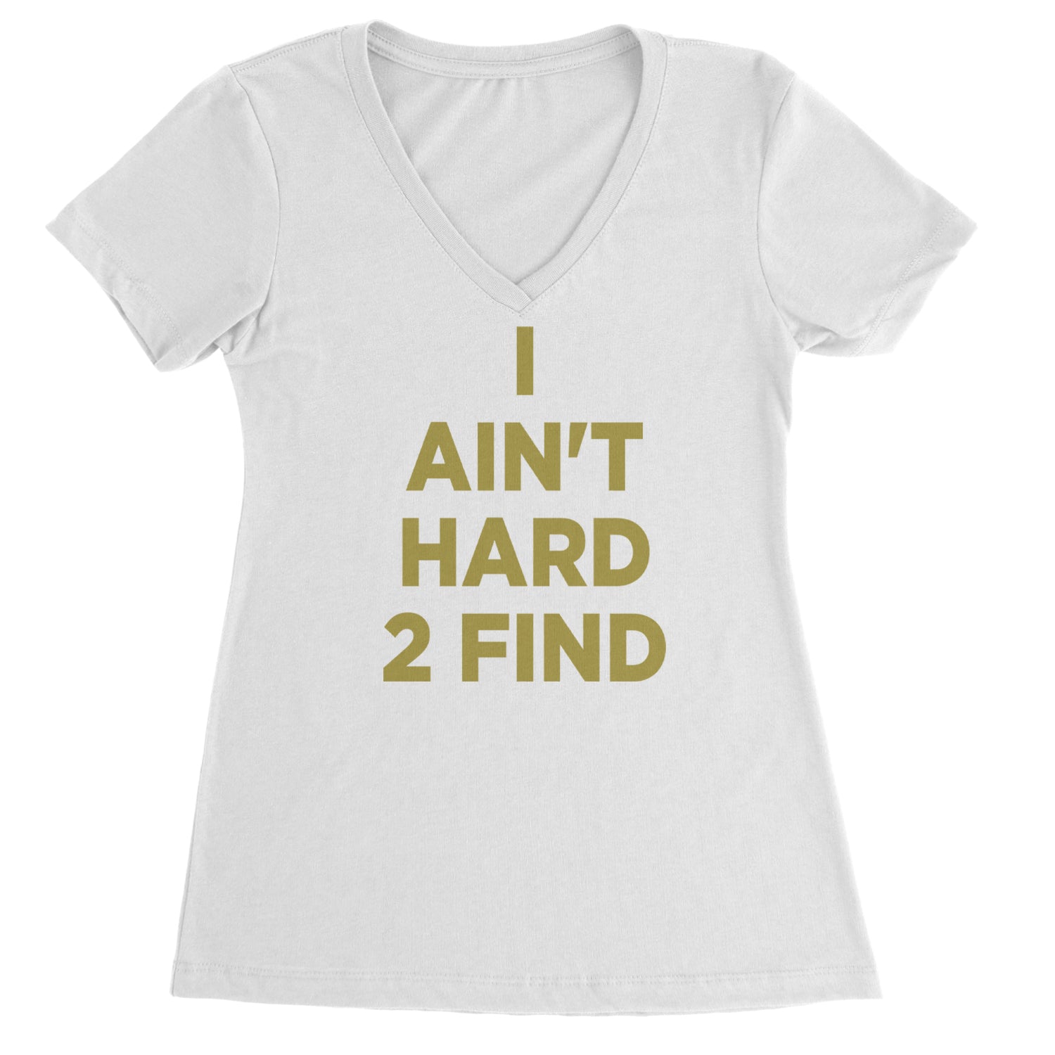 I Ain't Hard To Find Coach Prime Ladies V-Neck T-shirt Black