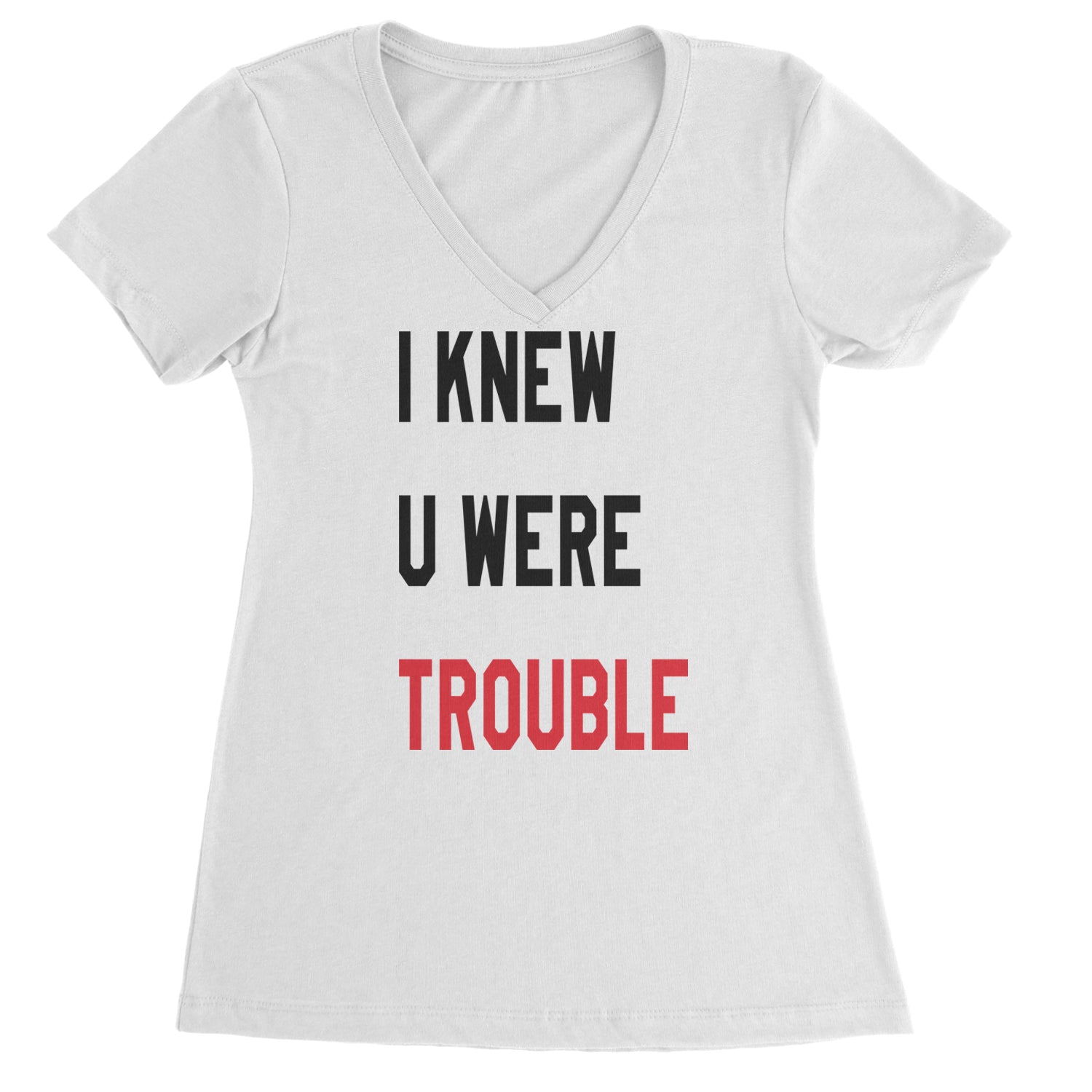 I Knew You Were Trouble New TTPD Era Ladies V-Neck T-shirt