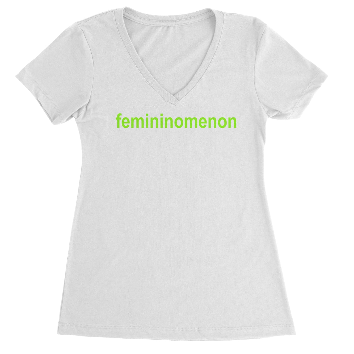 Femininomenon Female Empowerment Ladies V-Neck T-shirt Black