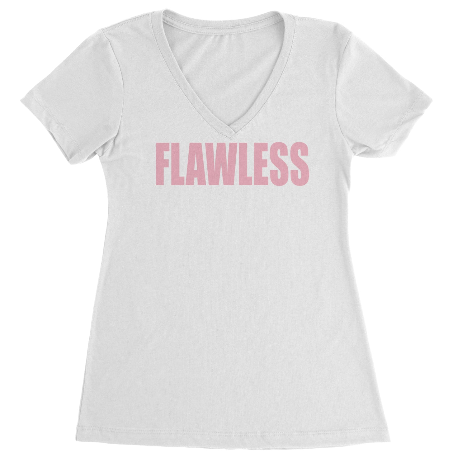 Flawless Renaissance Ladies V-Neck T-shirt Black