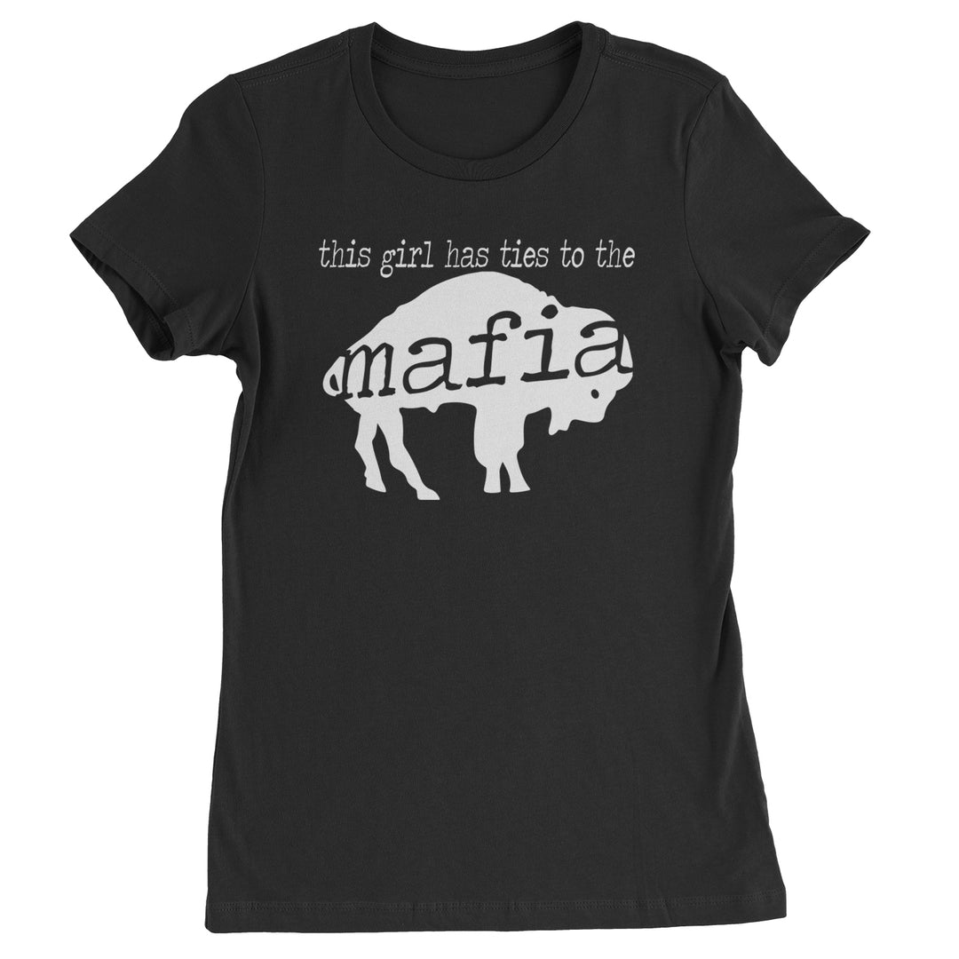 This Girl Has Ties To The Bills Mafia Womens T-shirt Black