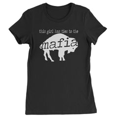 This Girl Has Ties To The Bills Mafia Womens T-shirt Black