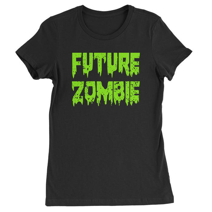Future Zombie Horror Womens T-shirt