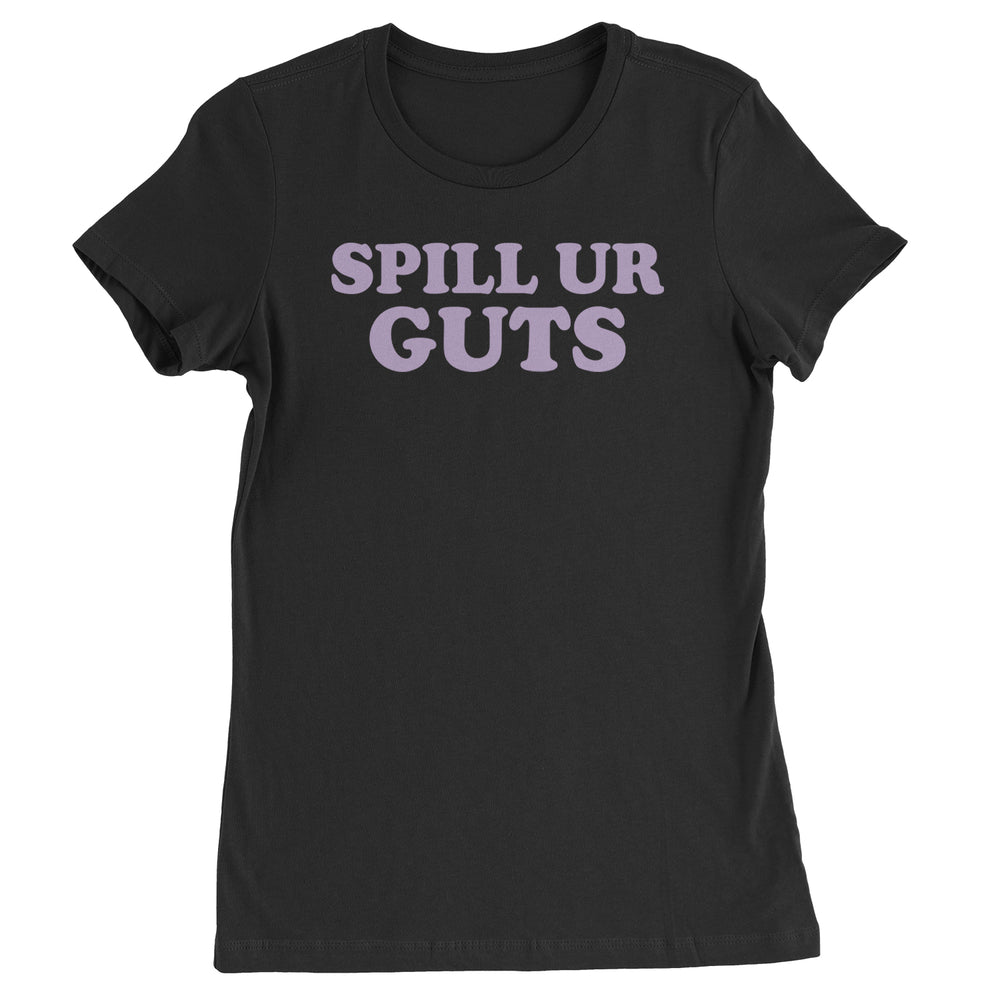 Spill Ur Guts Music Womens T-shirt Black