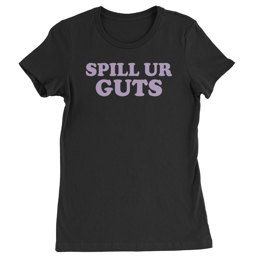Spill Ur Guts Music Womens T-shirt Black